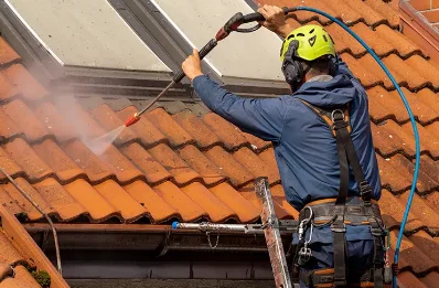 Démoussage et hydrofuge de toiture à Plonéour-Lanvern